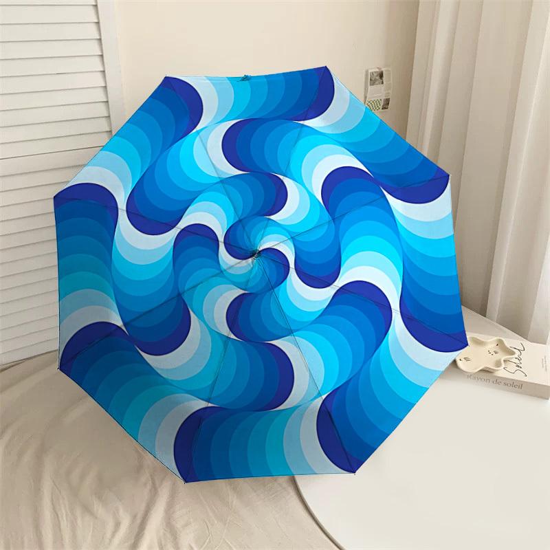 1pc Blue Swirl Automatic Open/Close Umbrella with Windproof, 8-Rib Sturdy Canopy, Durable Ribs, Fashionable Design1134A
1pc Blue Swirl Automatic Open/Close Umbrella with Windproof, 8-Rib Sturdy Canopy, Durable Ribs, Fashionable Design1134A