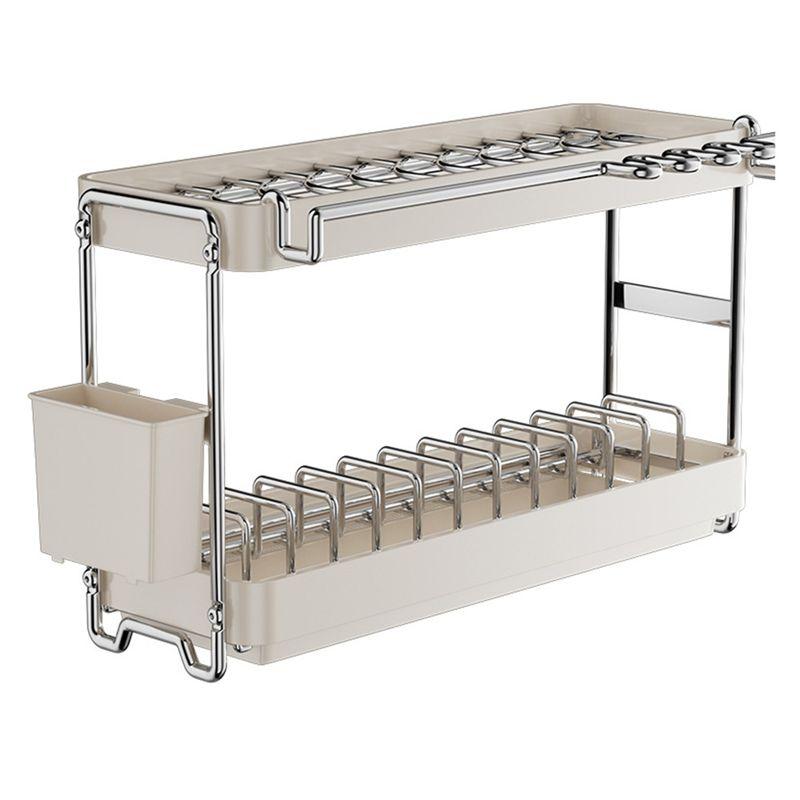 AEE4-Stainless Steel Dish Rack, Countertop Kitchen Storage Organizer For Tableware, Drain Basket-Space Saving Sink Accessory
AEE4-Stainless Steel Dish Rack, Countertop Kitchen Storage Organizer For Tableware, Drain Basket-Space Saving Sink Accessory