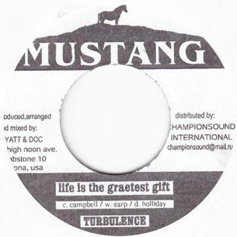 7inch Record TURBULENCE / YELL - Life Is The Greatest Gift / Eye Abo BS04A Mustang US Reggae, Ska & Dub
7inch Record TURBULENCE / YELL - Life Is The Greatest Gift / Eye Abo BS04A Mustang US Reggae, Ska & Dub