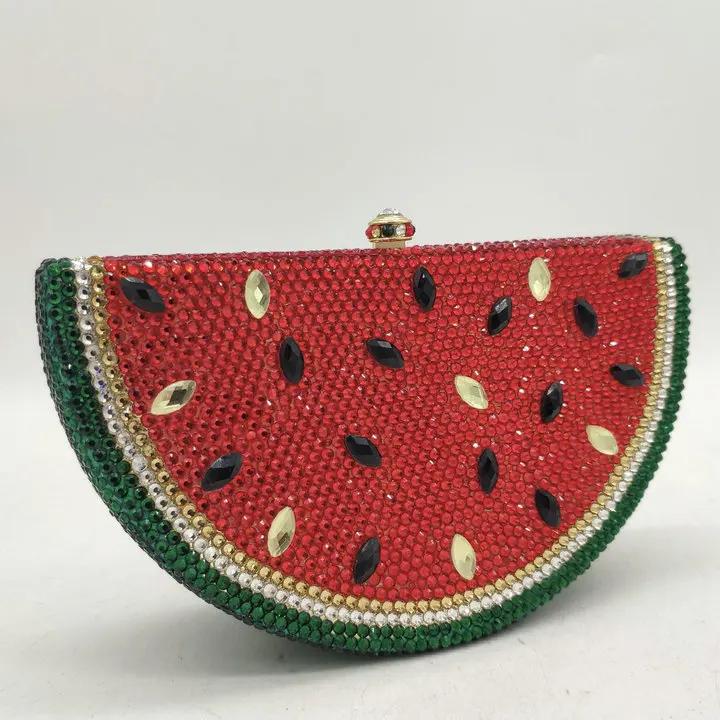 Boutique De FGG (in stock) Watermelon Clutch Bag Crystal Clutches Women Evening Handbags Diamond Bridal Wedding Party Purse Mini Clutch
Boutique De FGG (in stock) Watermelon Clutch Bag Crystal Clutches Women Evening Handbags Diamond Bridal Wedding Party Purse Mini Clutch