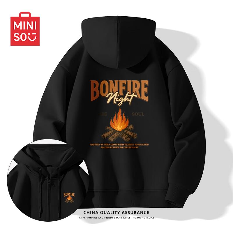 MINISO Men s Heavyweight Hooded Zipper Jacket M
MINISO Men s Heavyweight Hooded Zipper Jacket M