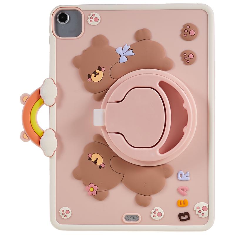 For iPad Air 11 (2025)/(2024)/Air (2020)/(2022)/Pro 11 (2024)/(2020)/(2021)/(2022) PC+Silicone Case Rotary Kickstand Bear Tablet Cover A
For iPad Air 11 (2025)/(2024)/Air (2020)/(2022)/Pro 11 (2024)/(2020)/(2021)/(2022) PC+Silicone Case Rotary Kickstand Bear Tablet Cover A
