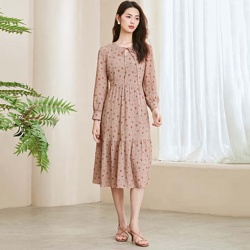 JESSIE Women s Floral Round Neck Tie-Waist Long Sleeve Dress L
JESSIE Women s Floral Round Neck Tie-Waist Long Sleeve Dress L