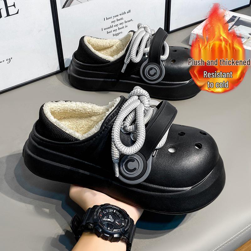 Punk Style Warm Cotton Slippers: Soft, Thick-Sole, Outdoor Height-Boosting Shoes for Couples (Autumn/Winter) 36-37
Punk Style Warm Cotton Slippers: Soft, Thick-Sole, Outdoor Height-Boosting Shoes for Couples (Autumn/Winter) 36-37