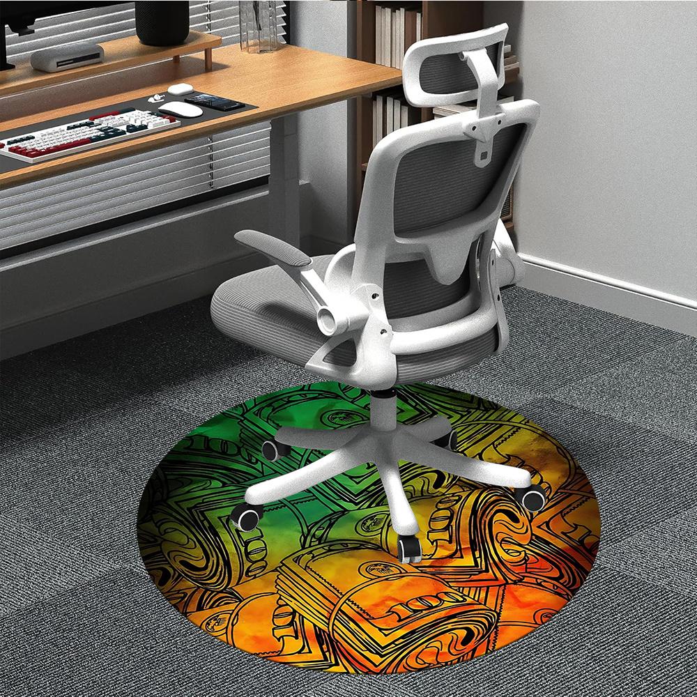 1pc Money Art Office Round Area Rug, Indoor Mat Suitable ForOffice, Under Office Chairs Bedroom Living Room Home Decor, Room Decot254 80cm by 80cm
1pc Money Art Office Round Area Rug, Indoor Mat Suitable ForOffice, Under Office Chairs Bedroom Living Room Home Decor, Room Decot254 80cm by 80cm