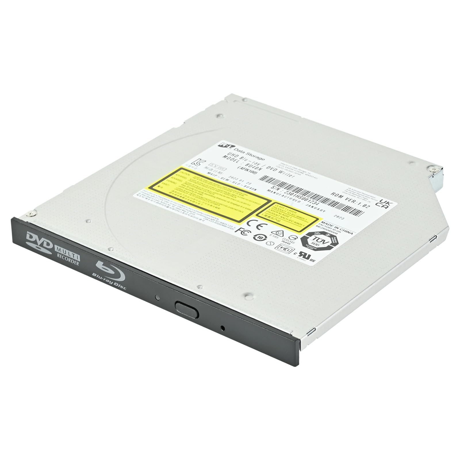 SilverStone CD compatible internal optical drive Blu-ray, DVD, 9.5mm ultra-slim SST-TOB04-V2
SilverStone CD compatible internal optical drive Blu-ray, DVD, 9.5mm ultra-slim SST-TOB04-V2