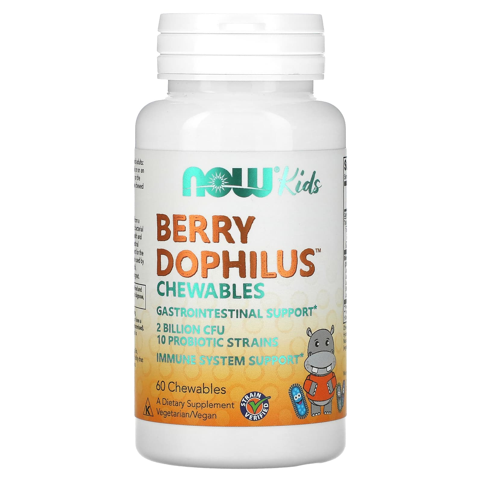 Berrydophilus, Дитячий, 2 мільярди, Жувальні 60 таблеток
Berrydophilus, Дитячий, 2 мільярди, Жувальні 60 таблеток