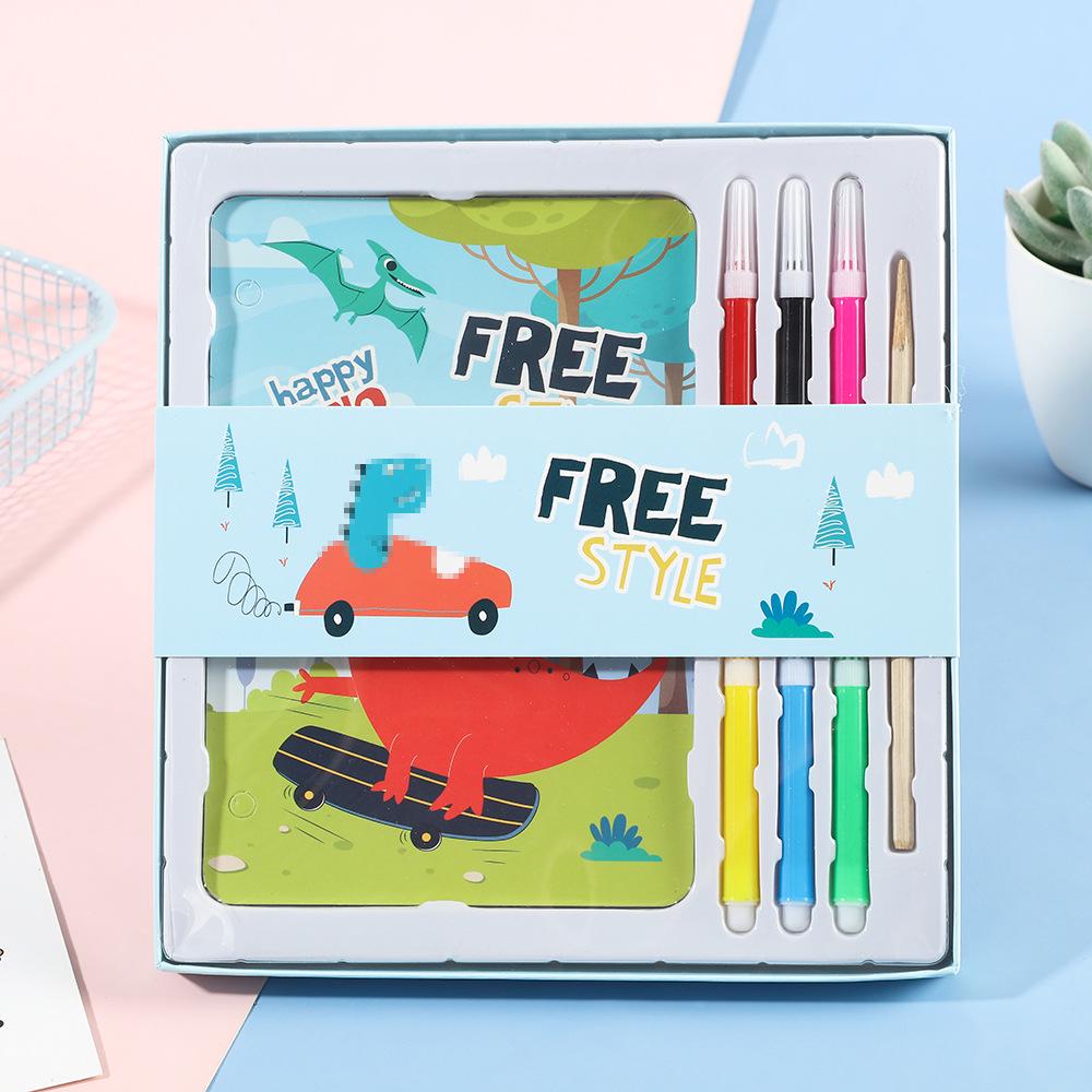 Creative Kids Watercolor & Scratch Painting Book with Cartoon Picture Cards for Coloring & Doodling
Creative Kids Watercolor & Scratch Painting Book with Cartoon Picture Cards for Coloring & Doodling