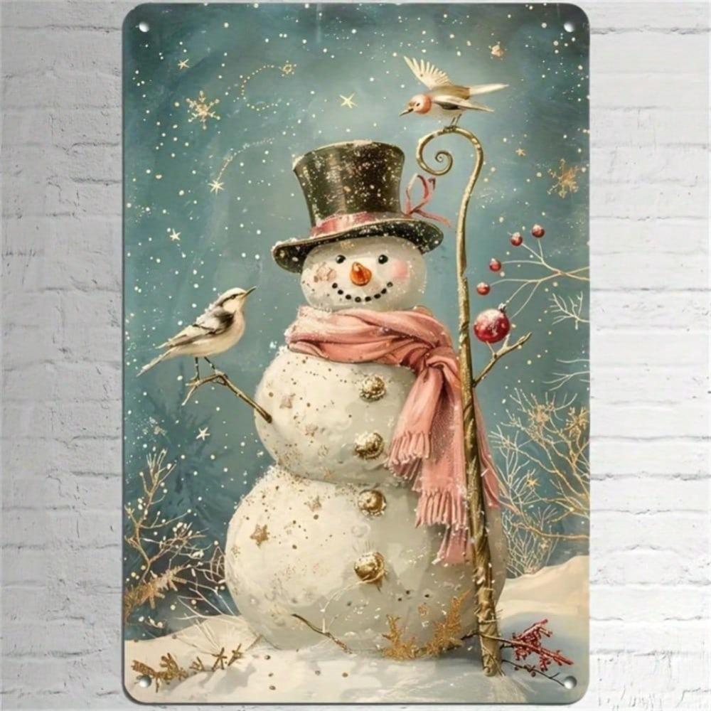 1pc Vintage Snowman Metal Tin Sign 8x12 Inch Winter Birds Holly Wall Art Home Restaurant Cafe Rustic Decoration Easy Mount 20x30 разноцветный
1pc Vintage Snowman Metal Tin Sign 8x12 Inch Winter Birds Holly Wall Art Home Restaurant Cafe Rustic Decoration Easy Mount 20x30 разноцветный