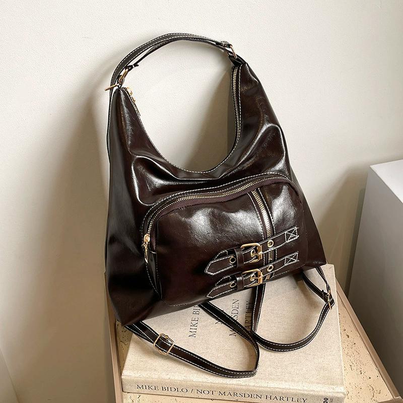 3 In 1 Retro Preppy Crossbody Bag for Women, Premium Texture Large Capacity Shoulder Bag, Belt Embellished Daily Travel кавовий
3 In 1 Retro Preppy Crossbody Bag for Women, Premium Texture Large Capacity Shoulder Bag, Belt Embellished Daily Travel кавовий
