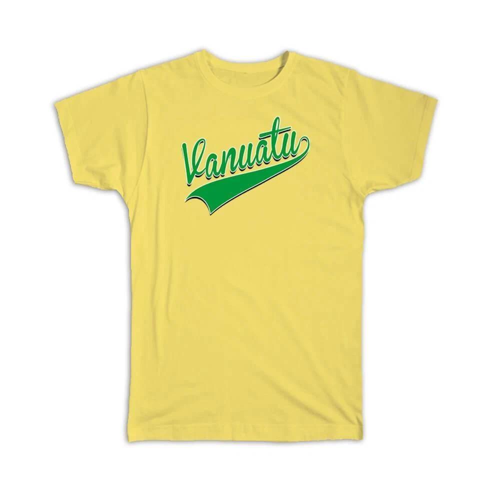 Gift T-Shirt : Vanuatu Flag Varsity Script Baseball Beisbol Country Pride M
Gift T-Shirt : Vanuatu Flag Varsity Script Baseball Beisbol Country Pride M