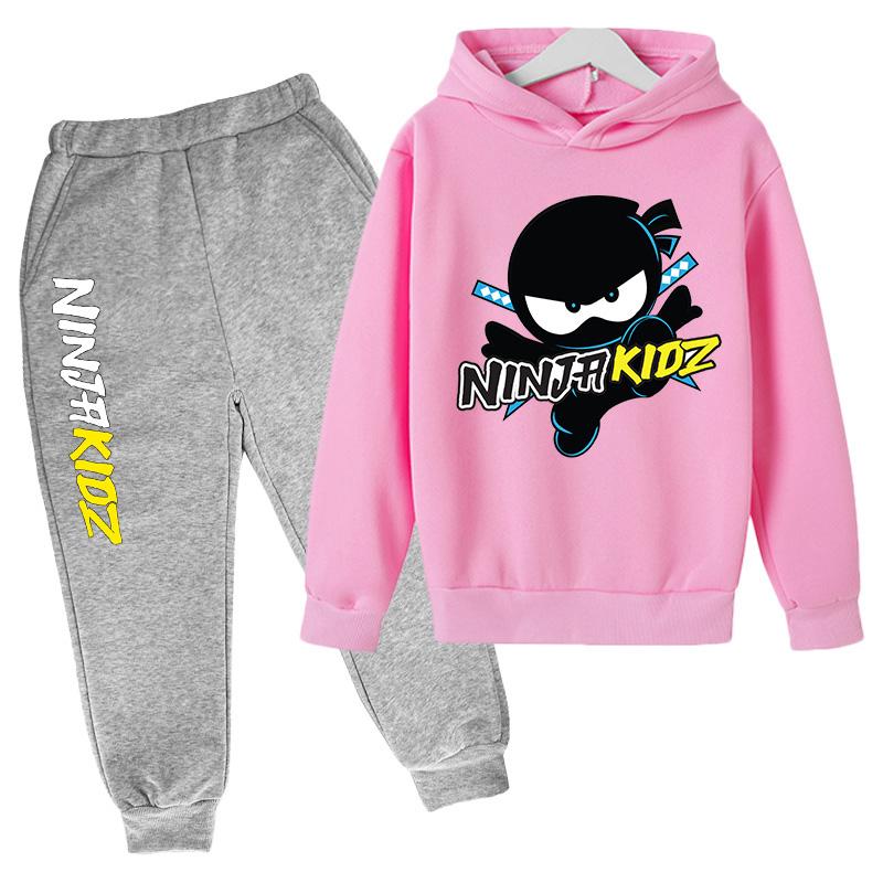 MINISO Hooded sweatshirts for boys and hoodies for girls NINJA KIDZ Kids Casual pullover Spring and fall kids hoodies and sweatpants Two-piece set 130
MINISO Hooded sweatshirts for boys and hoodies for girls NINJA KIDZ Kids Casual pullover Spring and fall kids hoodies and sweatpants Two-piece set 130