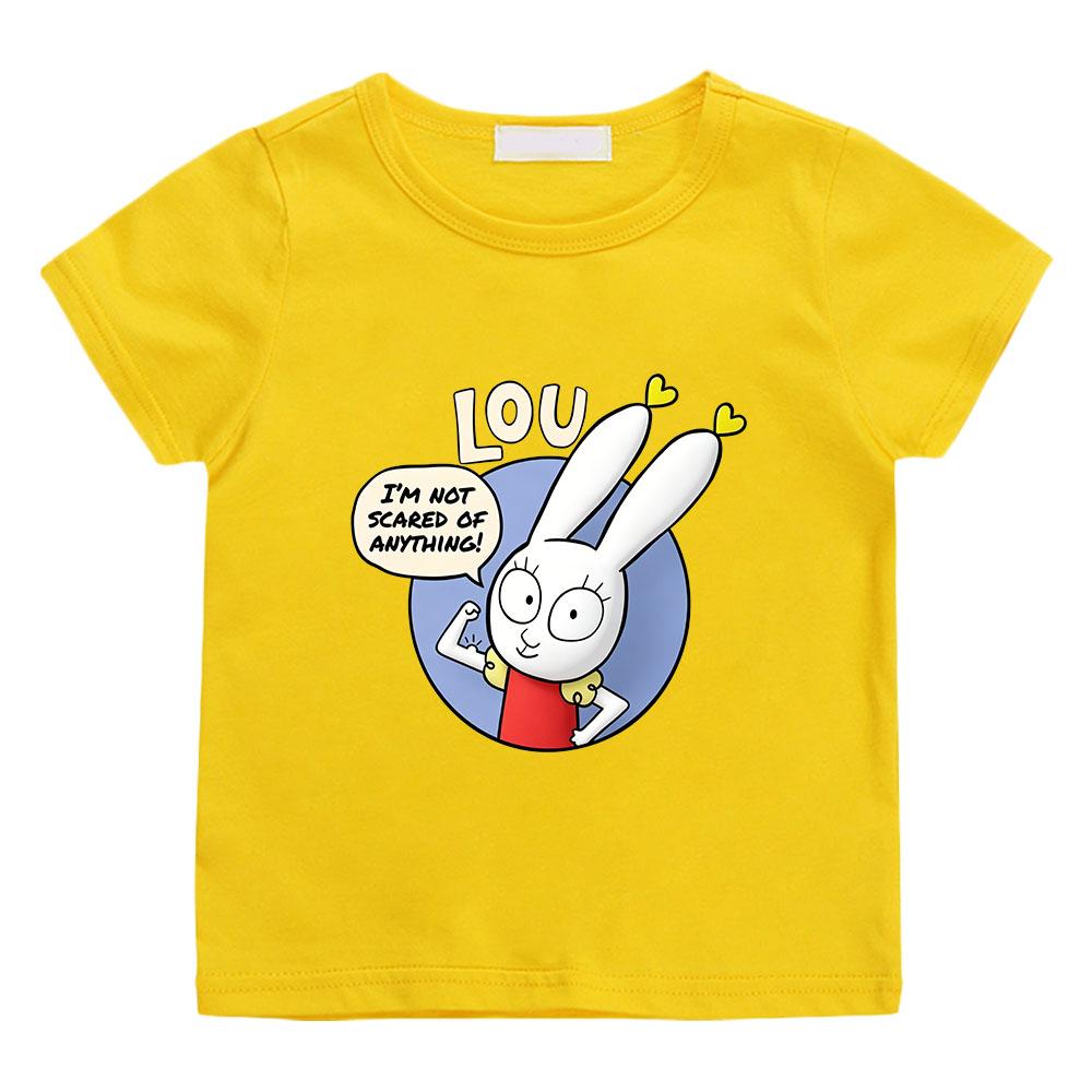 Simon Super Rabbit Toddler Kids 100%Cotton Cartoon Print T-shirt 2-12 Years Old Fashion Soft Short Sleeve Casual Tops for Spring 160 жовтий
Simon Super Rabbit Toddler Kids 100%Cotton Cartoon Print T-shirt 2-12 Years Old Fashion Soft Short Sleeve Casual Tops for Spring 160 жовтий
