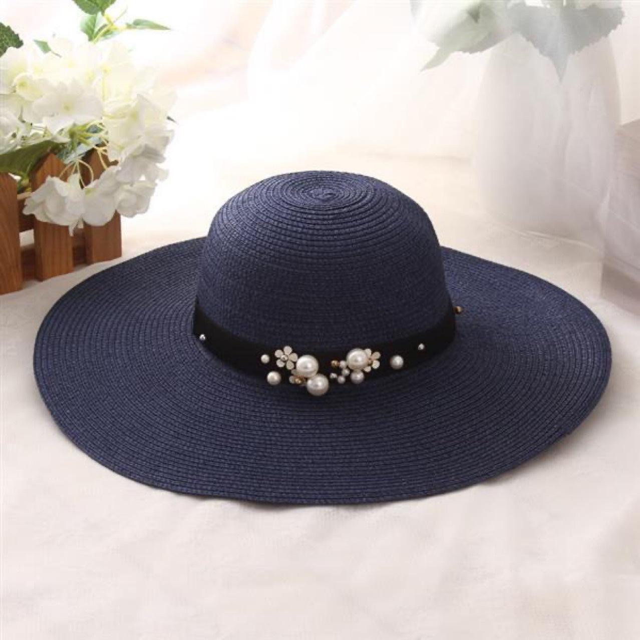 New Women s Straw Hat Beach Big Brim Temperament Fashion Protection and UV Protection Sun Hat 56-58cm темно-синий
New Women s Straw Hat Beach Big Brim Temperament Fashion Protection and UV Protection Sun Hat 56-58cm темно-синий