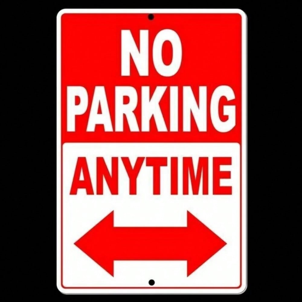 No Parking Anytime Aluminum Sign Double Arrows Towed Away Weatherproof Highway 20X30 різнокольоровий
No Parking Anytime Aluminum Sign Double Arrows Towed Away Weatherproof Highway 20X30 різнокольоровий