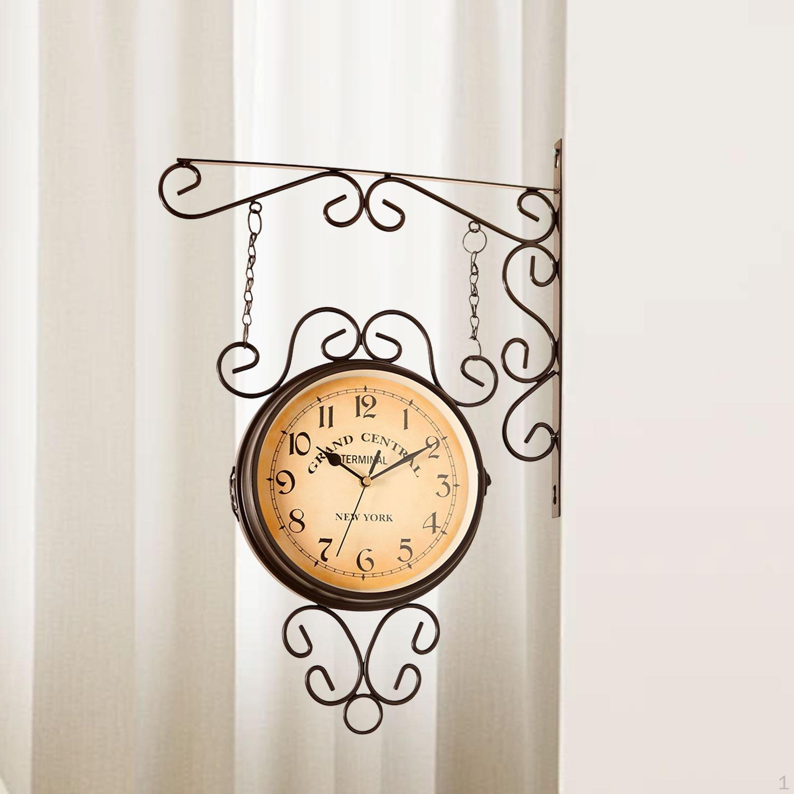 Настенные часы с боковым креплением для домашнего использования 8 дюймов, дизайн станции, гостиная, спальня кофейный
Настенные часы с боковым креплением для домашнего использования 8 дюймов, дизайн станции, гостиная, спальня кофейный