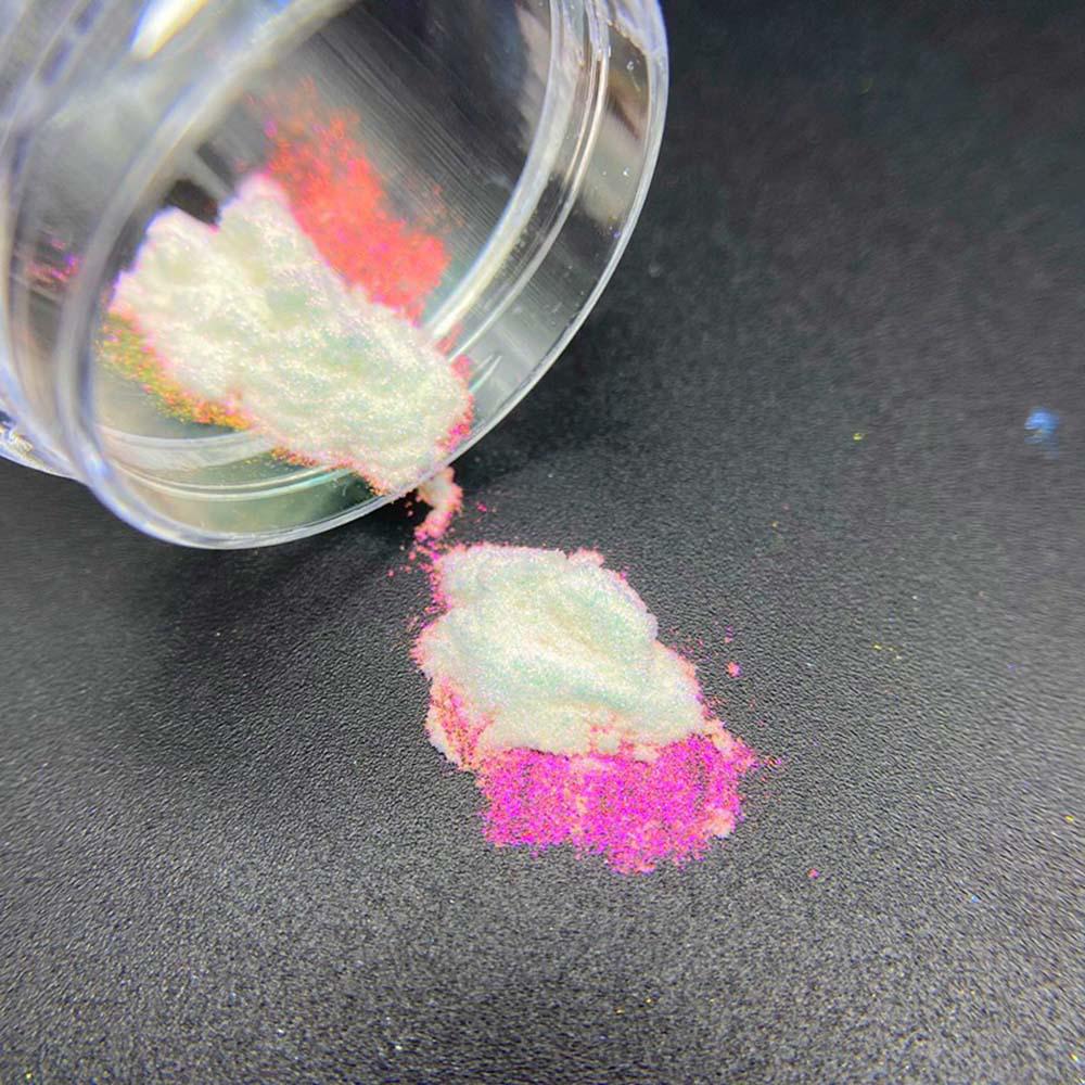 Пудра для нігтів Хамелеон, що змінює колір - Ірисова суперспалах глітерна
Пудра для нігтів Хамелеон, що змінює колір - Ірисова суперспалах глітерна