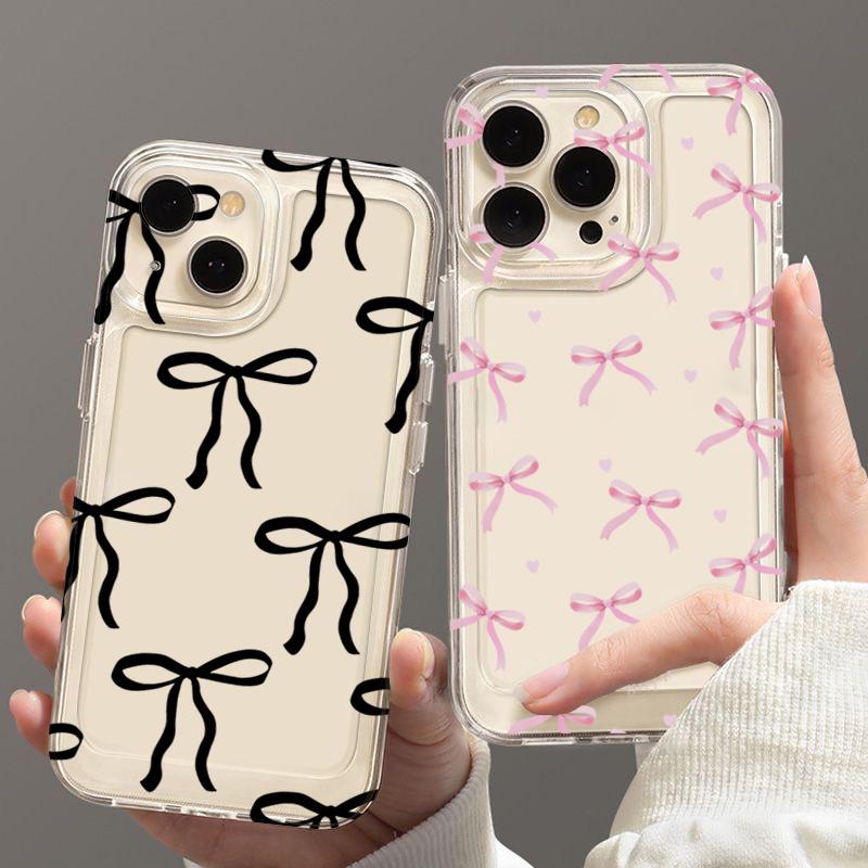 Korean Cute Pink Bow TPU Phone Case For iPhone 16 16E 15 14 13 12 11 Pro Max XR Max 7 8 16 Plus SE2 Shockproof Clear Cover For iPhone 16Pro Max
Korean Cute Pink Bow TPU Phone Case For iPhone 16 16E 15 14 13 12 11 Pro Max XR Max 7 8 16 Plus SE2 Shockproof Clear Cover For iPhone 16Pro Max