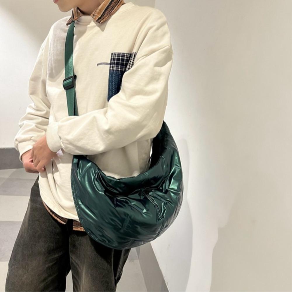 Korean Style Half Moon Bags Large Capacity Sports Crossbody Bag Dumpling Shoulder Bag Travel срібний
Korean Style Half Moon Bags Large Capacity Sports Crossbody Bag Dumpling Shoulder Bag Travel срібний