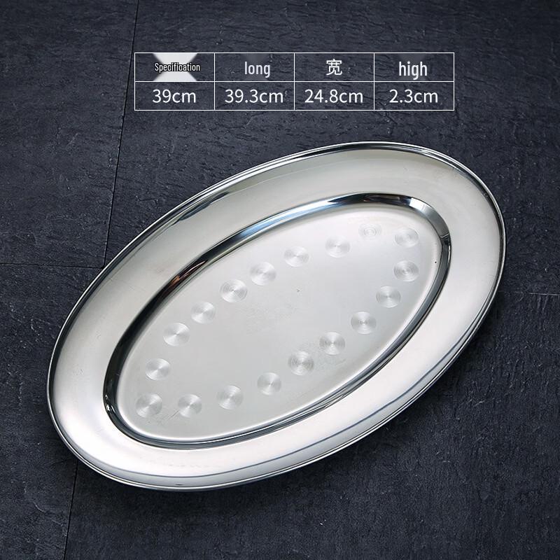 Stainless Steel Deep Fish Plate
Stainless Steel Deep Fish Plate