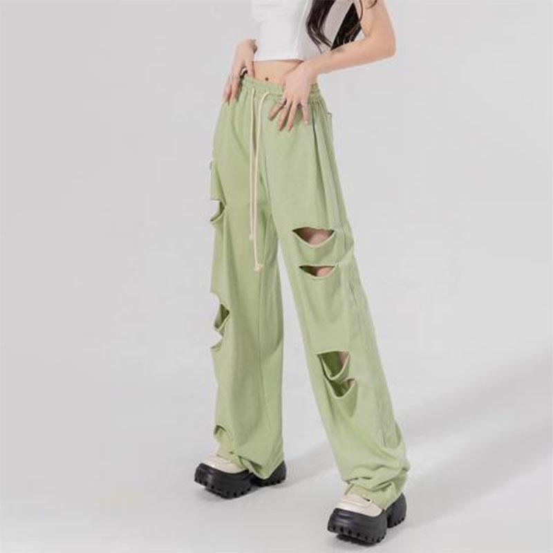 Plus Size Women s Summer/Autumn Thin High-Waist Distressed Wide-Leg Pants - Loose Casual Athletic Trousers with Trendy Style 2XL
Plus Size Women s Summer/Autumn Thin High-Waist Distressed Wide-Leg Pants - Loose Casual Athletic Trousers with Trendy Style 2XL