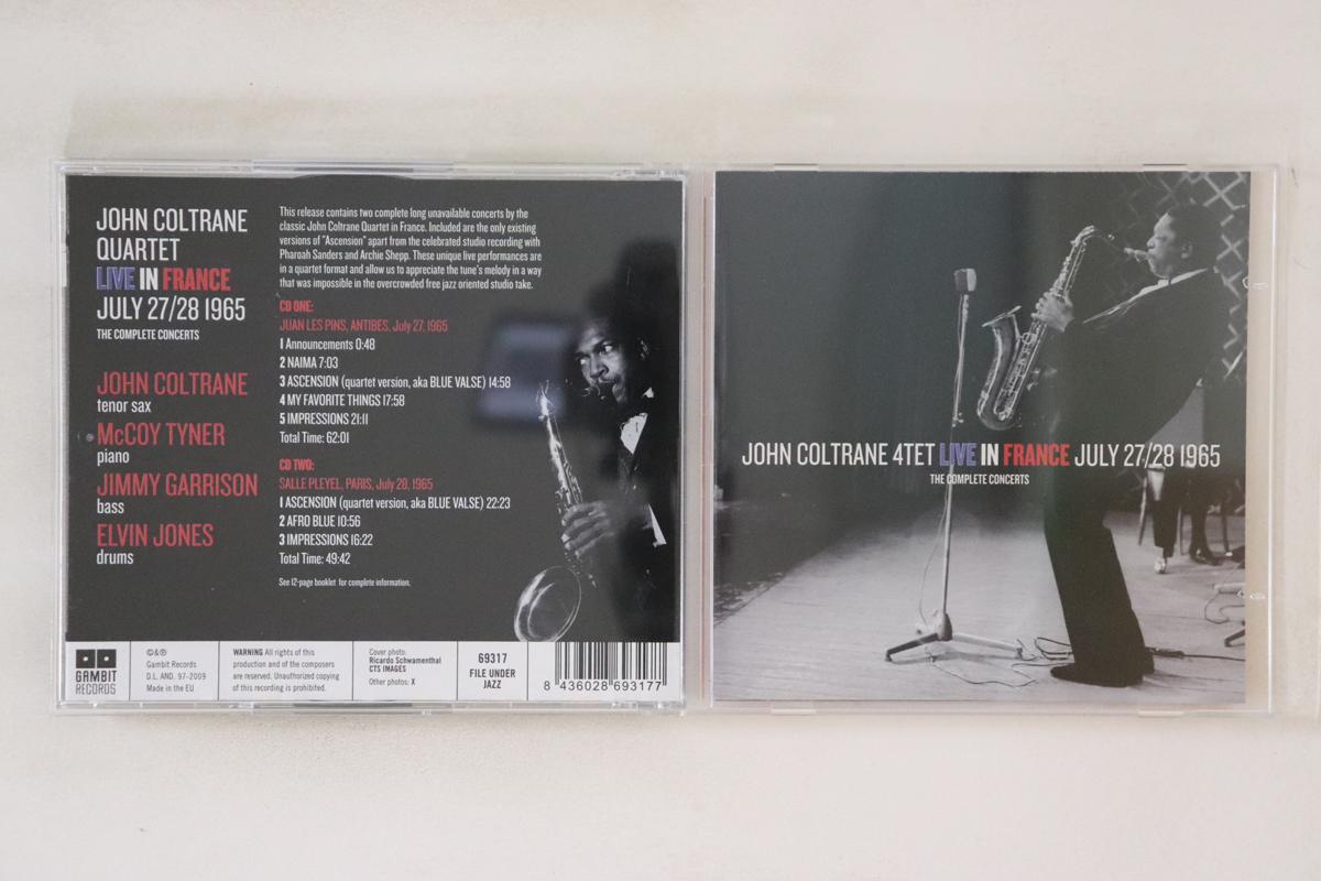 CD JOHN COLTRANE John Coltrane 4tet Live in France 69317 Gambit Records 2009 Europe Jazz Used
CD JOHN COLTRANE John Coltrane 4tet Live in France 69317 Gambit Records 2009 Europe Jazz Used