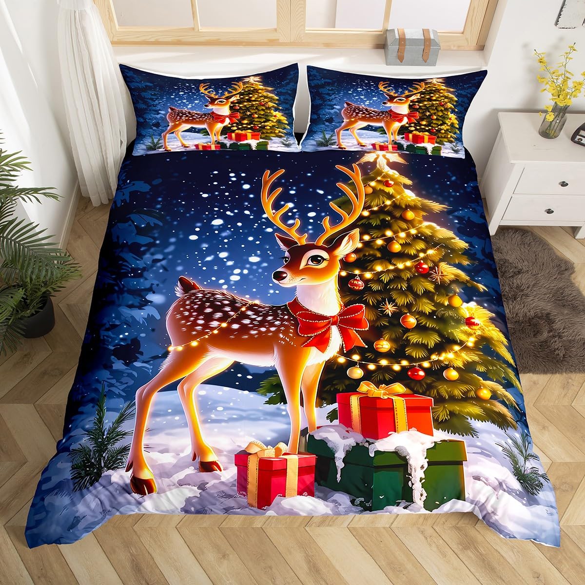 Mary Christmas Der 3D Printed Beding Set Fresh Style Cozy Soft Duvet Cover King Quen Twin Sized Dimensions Birthday Gift Bedrom Decor 100*200cm Single
Mary Christmas Der 3D Printed Beding Set Fresh Style Cozy Soft Duvet Cover King Quen Twin Sized Dimensions Birthday Gift Bedrom Decor 100*200cm Single