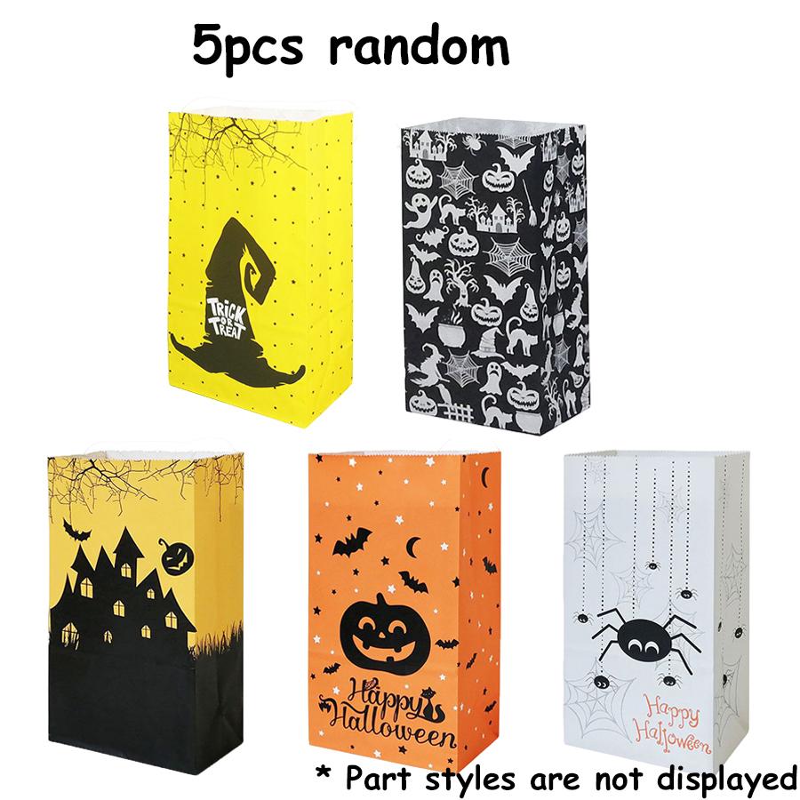 5/10pcs Flat Halloween Kraft Paper Bag Pumpkin Bat Styles Party Small Gift Storage Bag Souvenir Goodie Bags Party Favor Supplies As picture show
5/10pcs Flat Halloween Kraft Paper Bag Pumpkin Bat Styles Party Small Gift Storage Bag Souvenir Goodie Bags Party Favor Supplies As picture show