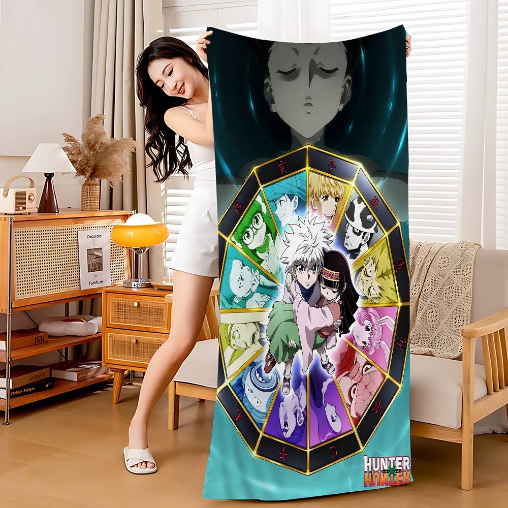 Anime H-Hunter X Hunter Microfiber Printed Beach Towel Mountain Climbing Yoga Beach Swimming Running Absorbent Soft Towel W30*H60(CM)
Anime H-Hunter X Hunter Microfiber Printed Beach Towel Mountain Climbing Yoga Beach Swimming Running Absorbent Soft Towel W30*H60(CM)