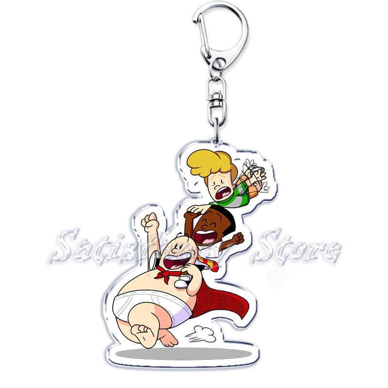 Cute Captain Underpants Keychains Ring for Accessories Bag Dog Man Profesor George Harold Pendant Key Chain Jewelry Fans Gifts
Cute Captain Underpants Keychains Ring for Accessories Bag Dog Man Profesor George Harold Pendant Key Chain Jewelry Fans Gifts