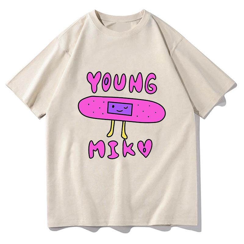 Singer Young Miko Print Graphic T Shirts Men Women Retro Fashion Short Sleeve T-shirt Harajuku Oversized Cotton Tees 3XL
Singer Young Miko Print Graphic T Shirts Men Women Retro Fashion Short Sleeve T-shirt Harajuku Oversized Cotton Tees 3XL