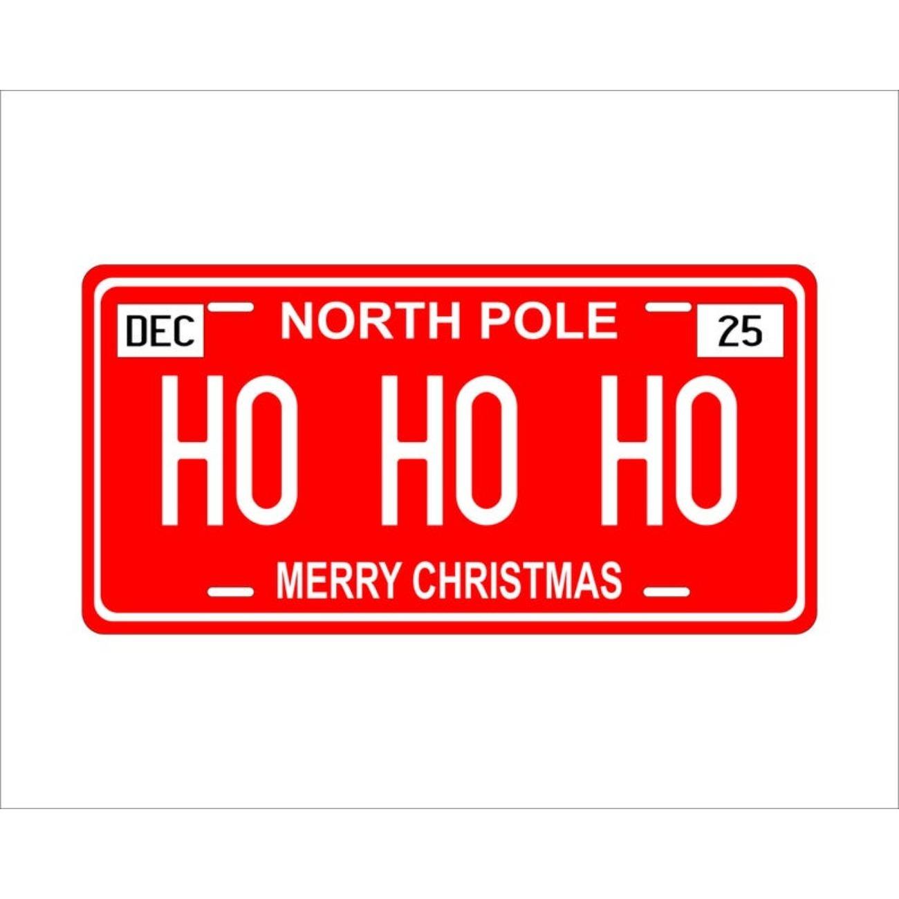 Personalized North Pole Merry Christmas Novelty Metal License Plate Car Home Decor
Personalized North Pole Merry Christmas Novelty Metal License Plate Car Home Decor