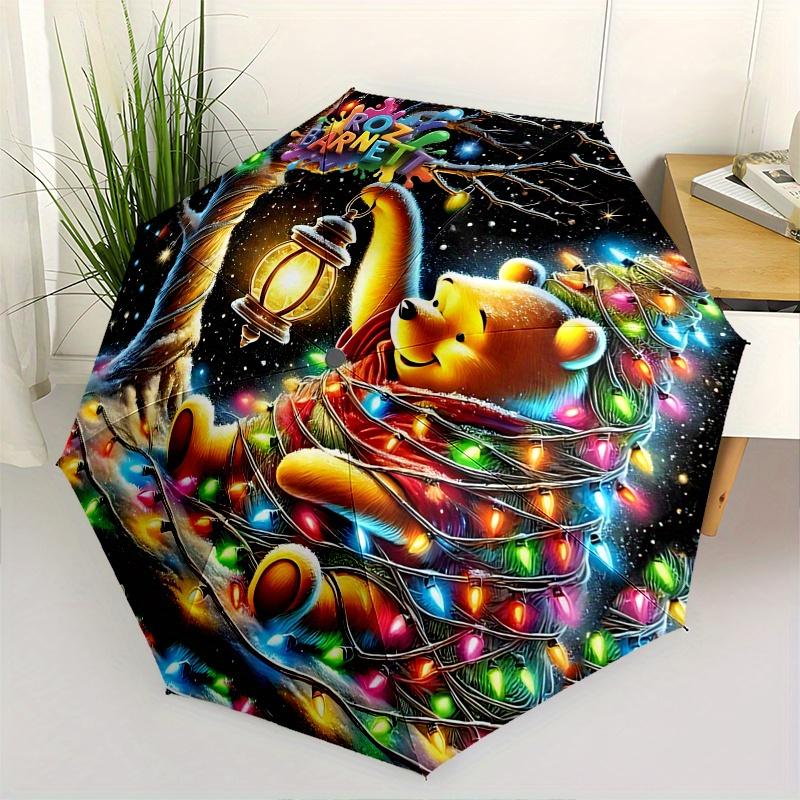 Winnie the Pooh, Christmas lights Automatic Opening and Closing Umbrella, Compact Travel Umbrella, Lightweight and Portable, Suitable for Be
Winnie the Pooh, Christmas lights Automatic Opening and Closing Umbrella, Compact Travel Umbrella, Lightweight and Portable, Suitable for Be