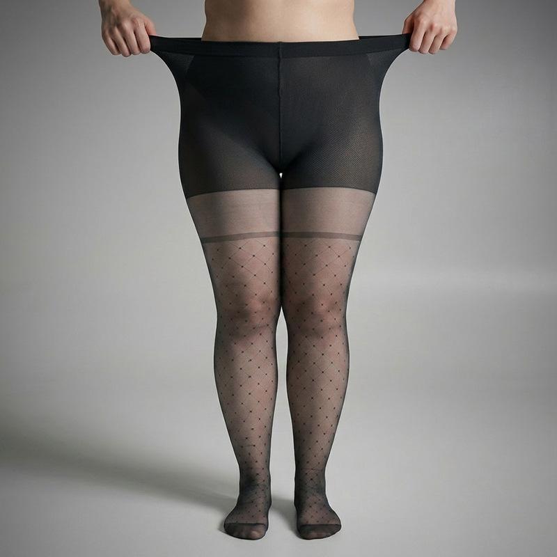 Plus Size 150Kg Stockings Women Rhombus Grid Over Knee Tights Black Slim Fit Leggings, Lady Elastic Hosiery Sexy Pantyhose 4Xl 2XL
Plus Size 150Kg Stockings Women Rhombus Grid Over Knee Tights Black Slim Fit Leggings, Lady Elastic Hosiery Sexy Pantyhose 4Xl 2XL