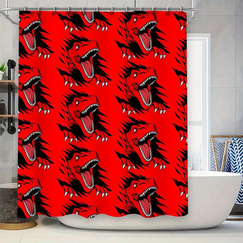 Reigning Wild: Red Dragon Shower Curtain Set Bold Imagery For Bathroom Decorations W60H190(CM)-1 Pcs
Reigning Wild: Red Dragon Shower Curtain Set Bold Imagery For Bathroom Decorations W60H190(CM)-1 Pcs