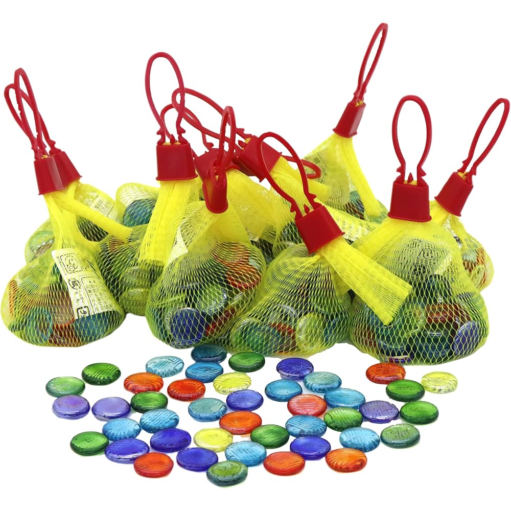 Japanese-made traditional toy glass marbles with net (1.6cm diameter) 12-piece set
Japanese-made traditional toy glass marbles with net (1.6cm diameter) 12-piece set