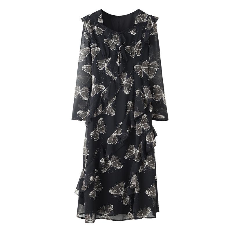 Весеннее платье А-силуэта большого размера с принтом в стиле легкой роскоши для женщин 3XL (Recommended for 150-165 kg) чёрный
Весеннее платье А-силуэта большого размера с принтом в стиле легкой роскоши для женщин 3XL (Recommended for 150-165 kg) чёрный