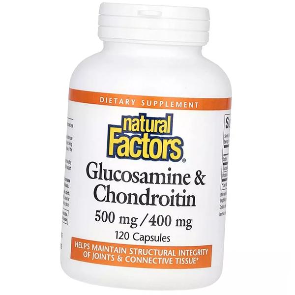 Глюкозамін і Хондроїтин, Glucosamine and Chondroitin, Natural Factors (03406001) 120caps
Глюкозамін і Хондроїтин, Glucosamine and Chondroitin, Natural Factors (03406001) 120caps