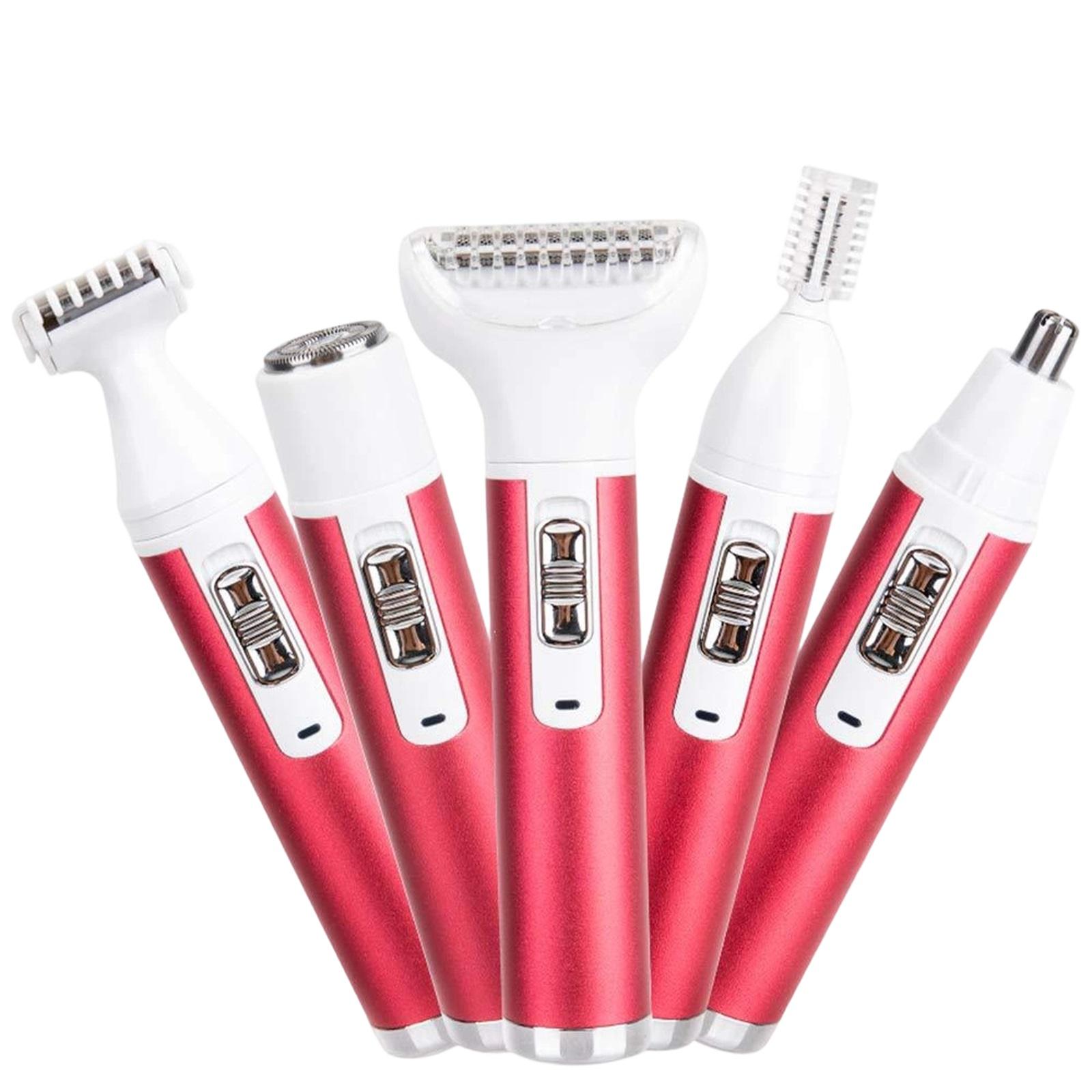 4 in 1 Women Electric Shaver Rechargeable Facial Hair Trimmer Bikini Hair Removal Portable Ladies Body Groomer for Legs Underarm and Private Areas One Size
4 in 1 Women Electric Shaver Rechargeable Facial Hair Trimmer Bikini Hair Removal Portable Ladies Body Groomer for Legs Underarm and Private Areas One Size