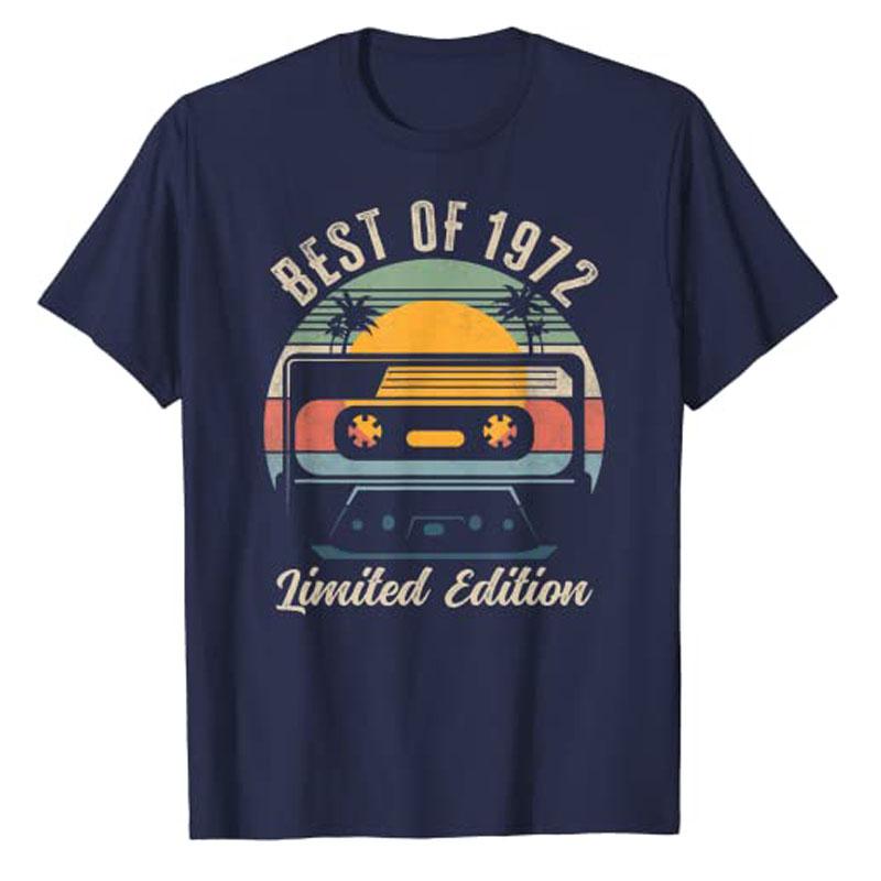 Best of 1972 54th Birthday Gifts Limited Edition 54 Year Old TShirt Graphic Tee Tops for Husband Presents Born In 1972 Clothes 4XL
Best of 1972 54th Birthday Gifts Limited Edition 54 Year Old TShirt Graphic Tee Tops for Husband Presents Born In 1972 Clothes 4XL