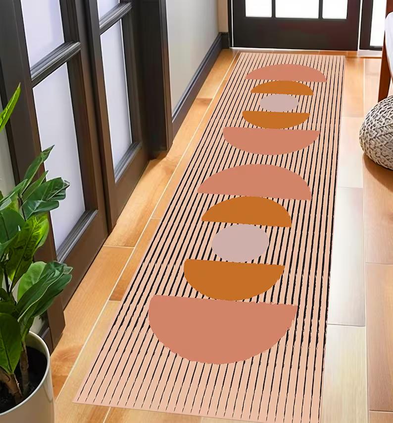 Abstract Infinity Runner Rug Modern Geometric Art Hallway Floor Carpet Decor Runner Rug Colorful Modern Hallway Geometric Carp 40X120CM
Abstract Infinity Runner Rug Modern Geometric Art Hallway Floor Carpet Decor Runner Rug Colorful Modern Hallway Geometric Carp 40X120CM