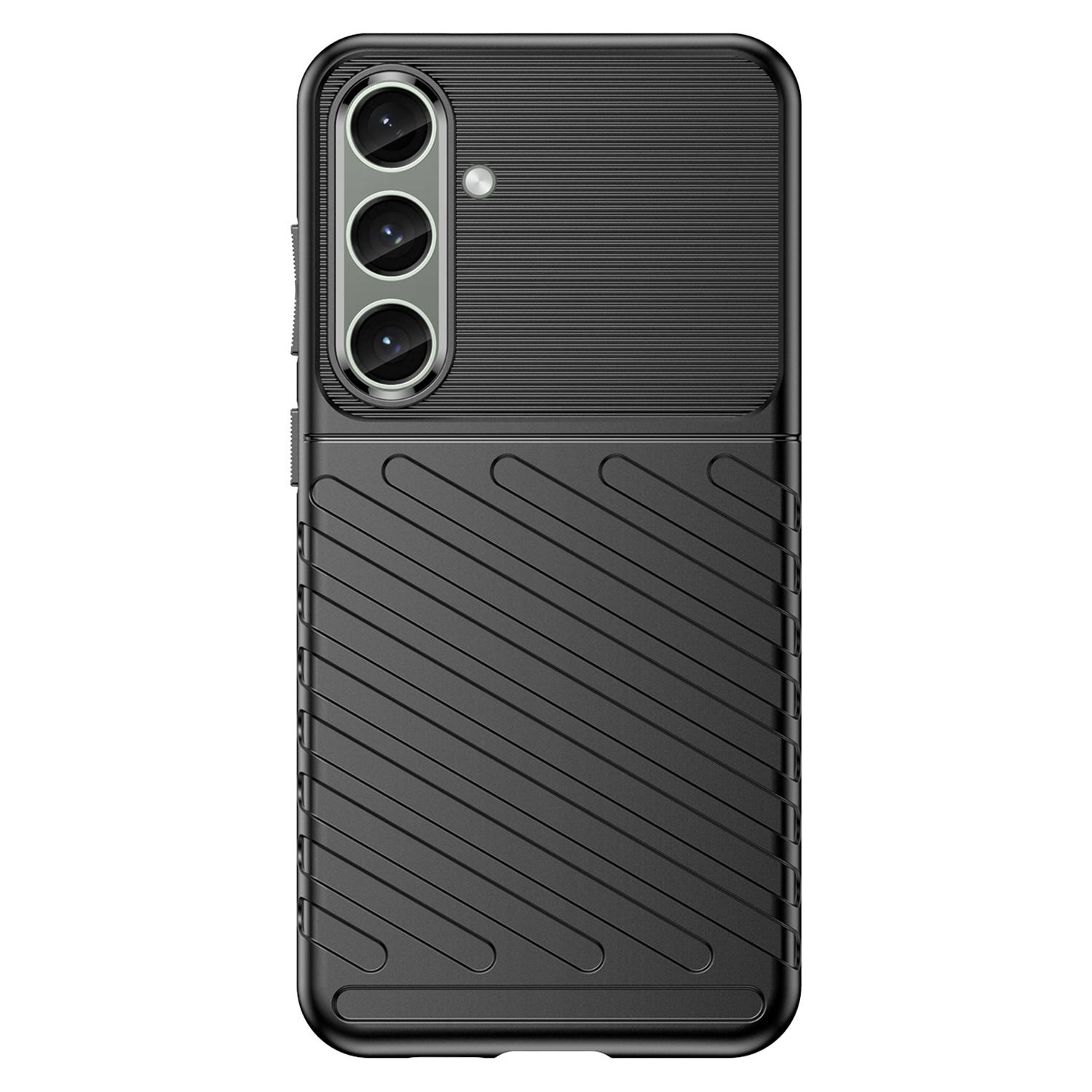 Thunder Series For Samsung Galaxy S25+/S24+ Cell Phone Cover Slim-Fit TPU Protective Shell Case Blue
Thunder Series For Samsung Galaxy S25+/S24+ Cell Phone Cover Slim-Fit TPU Protective Shell Case Blue