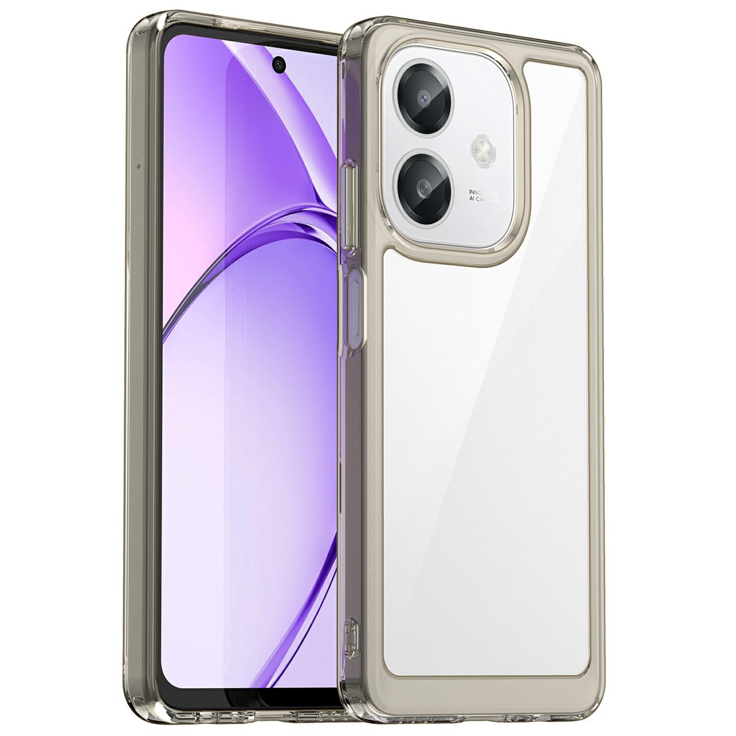 For Oppo A60 5G/A40 4G/A40M 4G/A3x 4G/A3 5G/A3 4G Case TPU +Acrylic Protective Clear Phone Cover Transparent Grey
For Oppo A60 5G/A40 4G/A40M 4G/A3x 4G/A3 5G/A3 4G Case TPU +Acrylic Protective Clear Phone Cover Transparent Grey
