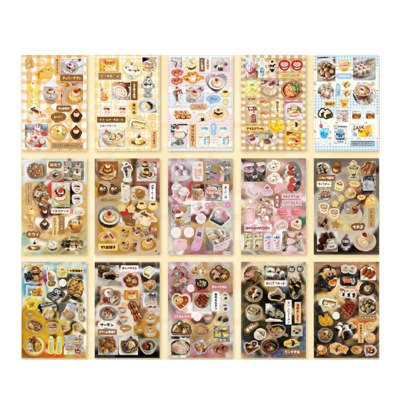 Cartoon Miniature Scene Sticker Dessert House Scenery Sticker for Scrapbooking Journaling Photo Album Phone Case Luggage
Cartoon Miniature Scene Sticker Dessert House Scenery Sticker for Scrapbooking Journaling Photo Album Phone Case Luggage