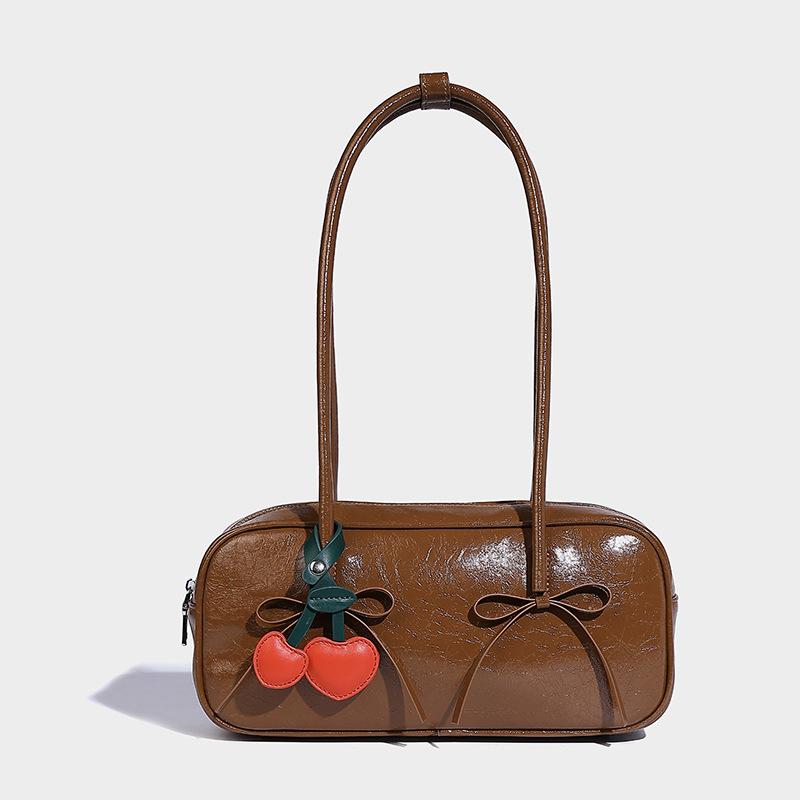 Нишевый осенне-зимний дизайн с бантом, модная сумка подмышку, простая сумка-багет, большая вместимость, для通勤, универсальная плечевая сумка коричневый
Нишевый осенне-зимний дизайн с бантом, модная сумка подмышку, простая сумка-багет, большая вместимость, для通勤, универсальная плечевая сумка коричневый