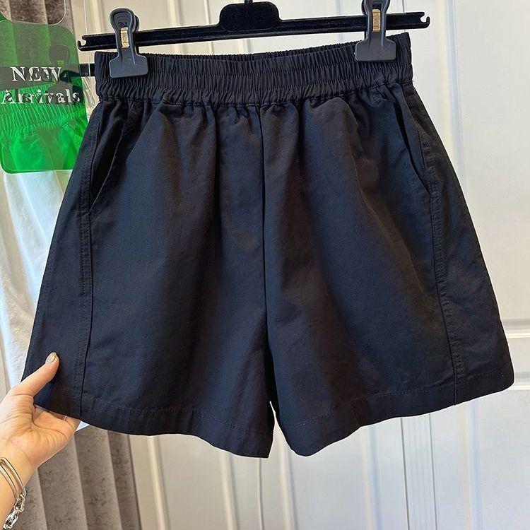 Cotton Summer Elastic High-Waist Korean A-line Shorts with Pockets XL (105-120 jin recommended) чорний
Cotton Summer Elastic High-Waist Korean A-line Shorts with Pockets XL (105-120 jin recommended) чорний