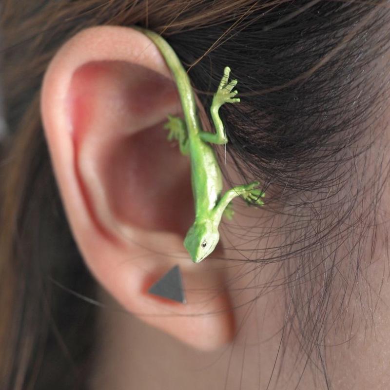 European & American Gecko Ear Cuffs: Fashionable, Creative Lizard Design with No Piercing Needed
European & American Gecko Ear Cuffs: Fashionable, Creative Lizard Design with No Piercing Needed