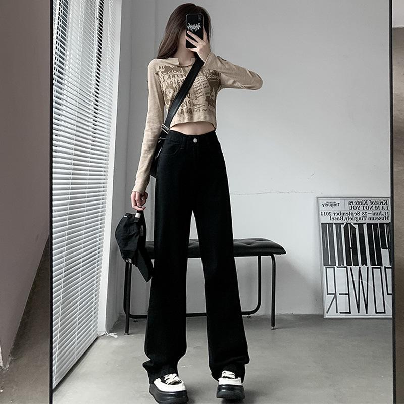 Women s High-End Trend Wide Leg Jeans: Slimming, Tall Fit in White & Black S чёрный
Women s High-End Trend Wide Leg Jeans: Slimming, Tall Fit in White & Black S чёрный