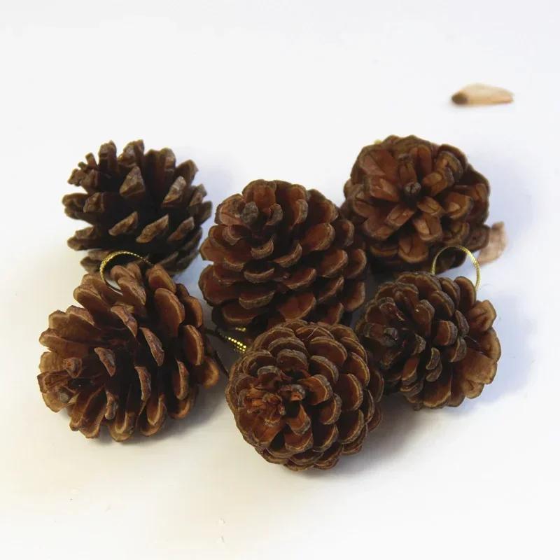 6-pack Christmas Tree Pendants Natural Primary Color Pine Cones 4-5 Cm Christmas Supplies on-site Decoration Christmas
6-pack Christmas Tree Pendants Natural Primary Color Pine Cones 4-5 Cm Christmas Supplies on-site Decoration Christmas