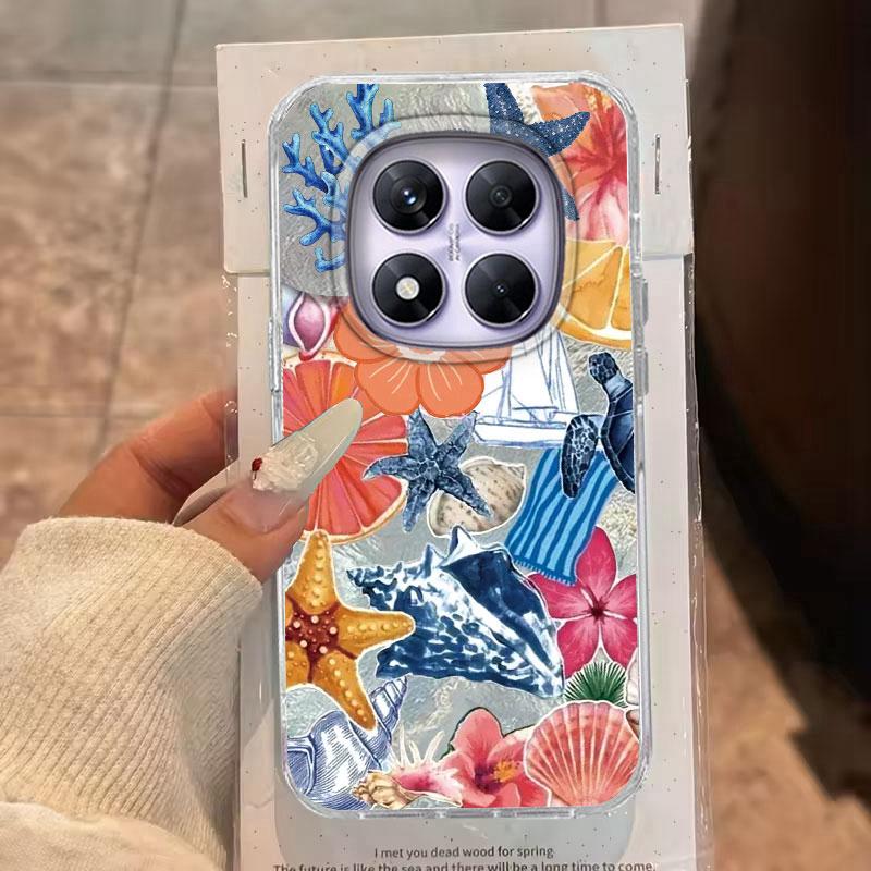 For Redmi Note 14 13 12 11 8 9 Pro Max Plus 14S 11S 10S 9S 14C 13C 13 9C A3 10 4G 5G Ocean Elements Sea Star Phone Case Shells Redmi A3
For Redmi Note 14 13 12 11 8 9 Pro Max Plus 14S 11S 10S 9S 14C 13C 13 9C A3 10 4G 5G Ocean Elements Sea Star Phone Case Shells Redmi A3